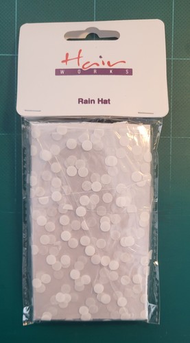 Plastic rain bonnet - plastic,