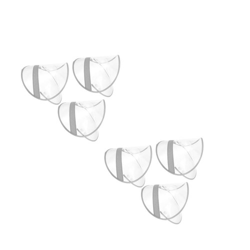 6pcs transparent reusable hat - reusable,