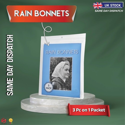 Clear rain hat ladies - hat, hair