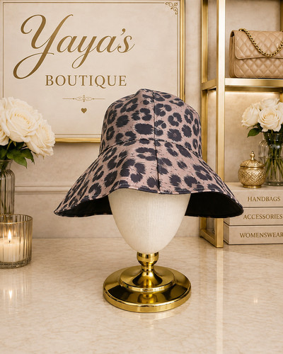 Leopard print black - &,