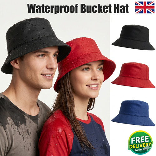 Waterproof bucket hat unisex - hat,