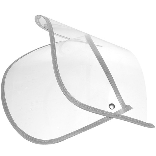 Clear rain poncho hat brim - poncho,