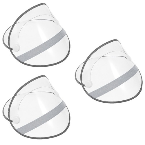 3pcs transparent pvc - pvc, rain