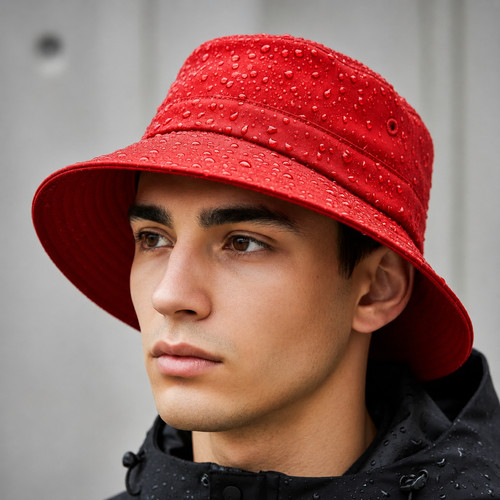 Waterproof bucket hat rain cap - waterproof,