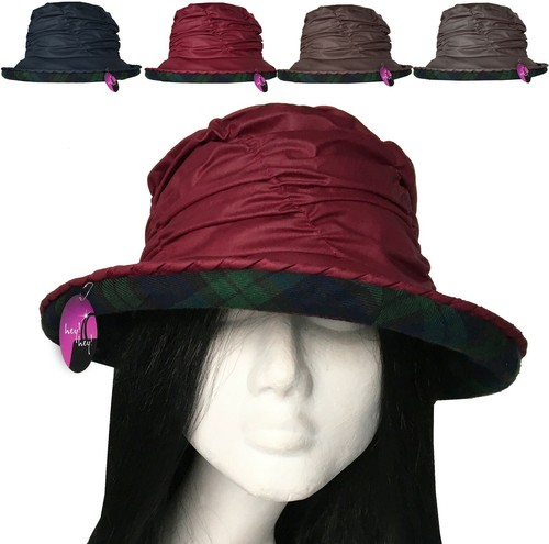 Wax rain hat - wax, cotton