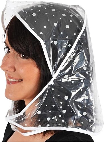 Ladies clear plastic - clear,