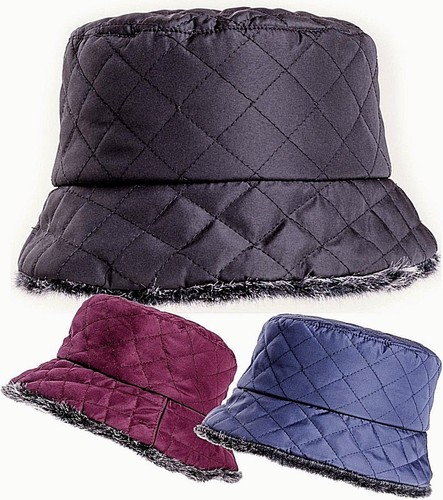 Bush hat bucket - quilted, shower