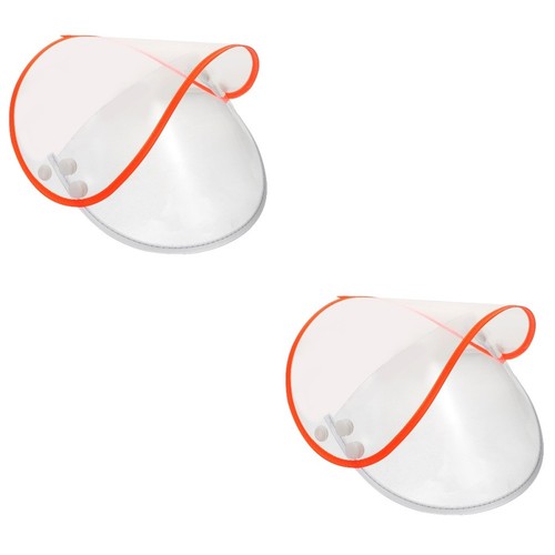 Clear rain hat brim reusable - clear,