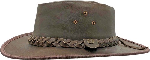 Leather cowboy hat - cowboy,