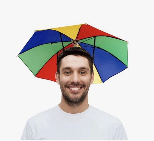 Foldable umbrella hat multi - umbrella, hat.