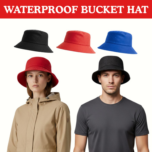 Waterproof bucket hat rain - bucket,