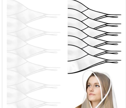 Clear rain hats m - clear,